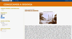 Desktop Screenshot of conozcamos-a-segovia.blogspot.com