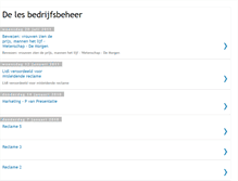 Tablet Screenshot of lesbedrijfsbeheer.blogspot.com