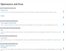 Tablet Screenshot of opensource-and-linux.blogspot.com