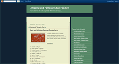 Desktop Screenshot of amazingindianfoods.blogspot.com