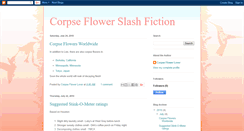 Desktop Screenshot of corpseflowers.blogspot.com