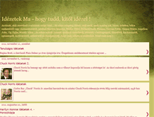 Tablet Screenshot of idezetek-ma.blogspot.com
