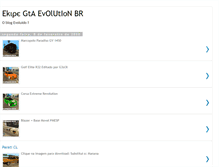 Tablet Screenshot of equipegtaevolution.blogspot.com