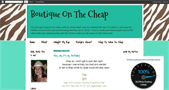 Desktop Screenshot of boutiqueonthecheap.blogspot.com