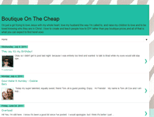 Tablet Screenshot of boutiqueonthecheap.blogspot.com