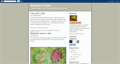 Desktop Screenshot of moleskineprojekt.blogspot.com