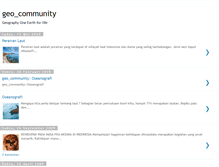 Tablet Screenshot of geocominity.blogspot.com