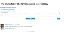 Tablet Screenshot of immortalityphenomenondoneinternetedly.blogspot.com