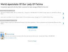 Tablet Screenshot of ourladyoffatima-bluearmy-chicago.blogspot.com