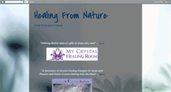 Desktop Screenshot of healingwithnature.blogspot.com