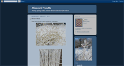Desktop Screenshot of missouritrouble.blogspot.com