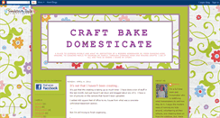 Desktop Screenshot of craftbakedomesticate.blogspot.com