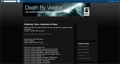 Desktop Screenshot of deathbyvelator.blogspot.com