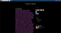 Desktop Screenshot of lydiasblogs.blogspot.com