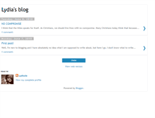 Tablet Screenshot of lydiasblogs.blogspot.com