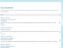 Tablet Screenshot of carauctiontruth.blogspot.com