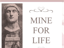 Tablet Screenshot of mineforlife.blogspot.com