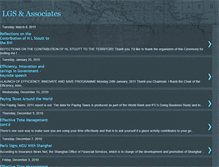 Tablet Screenshot of lgsassociates.blogspot.com