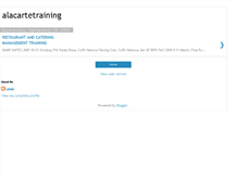 Tablet Screenshot of alacartetraining.blogspot.com