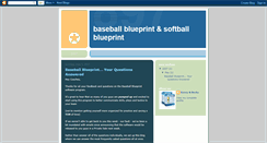 Desktop Screenshot of baseballblueprint.blogspot.com