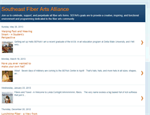 Tablet Screenshot of fiberartsalliance.blogspot.com