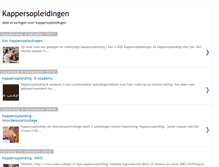 Tablet Screenshot of kappersopleidingen.blogspot.com