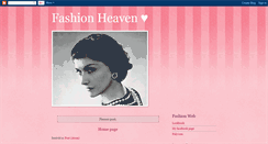 Desktop Screenshot of fashionheavenbystella.blogspot.com