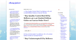 Desktop Screenshot of buycheapjuicer.blogspot.com