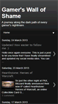 Mobile Screenshot of gamerswallofshame.blogspot.com