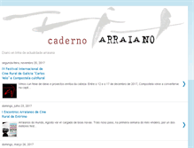 Tablet Screenshot of cadernoarraiano.blogspot.com