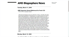 Desktop Screenshot of amd-newsblog.blogspot.com