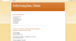 Desktop Screenshot of informacoesuteisne1.blogspot.com