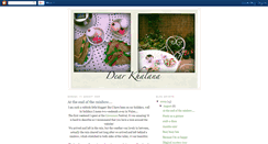 Desktop Screenshot of dear-khalana.blogspot.com