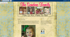 Desktop Screenshot of mattsandersfamily.blogspot.com