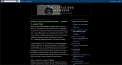 Desktop Screenshot of cattledogmanifesto.blogspot.com