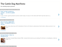 Tablet Screenshot of cattledogmanifesto.blogspot.com