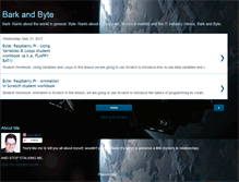 Tablet Screenshot of barkandbyte.blogspot.com