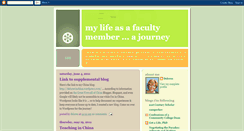 Desktop Screenshot of mylifeasafacultymember.blogspot.com