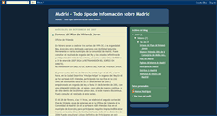 Desktop Screenshot of madrid-informacion.blogspot.com