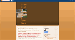Desktop Screenshot of granicretedrivewayoverlays.blogspot.com