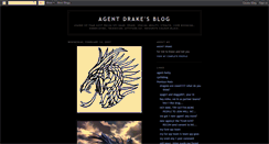 Desktop Screenshot of agent-drake-blog.blogspot.com