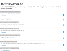 Tablet Screenshot of agent-drake-blog.blogspot.com