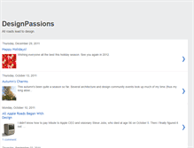 Tablet Screenshot of designpassions.blogspot.com