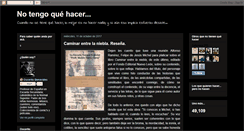 Desktop Screenshot of notengoqhacer.blogspot.com