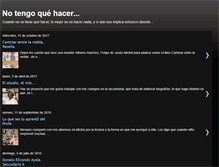 Tablet Screenshot of notengoqhacer.blogspot.com