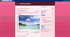 Desktop Screenshot of phuketmarinetour.blogspot.com