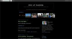 Desktop Screenshot of ericatrandom.blogspot.com