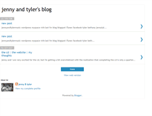Tablet Screenshot of jennyandtyler.blogspot.com