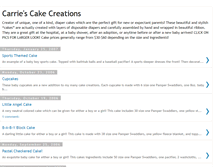 Tablet Screenshot of carriescakecreations.blogspot.com