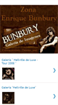 Mobile Screenshot of galeriadeimageneszonaenriquebunbury.blogspot.com